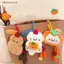 # HB # Hoạt Hình Dễ Thương Hồng Búp Bê Đậu Phộng Móc Khóa Kawaii Kitten Sang Trọng Treo Túi Trang Trí Trang Trí Mặt Dây Chuyền Phụ Kiện Quà Tặng.