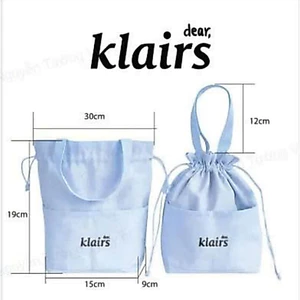 Dear, Klairs túi dây rút xanh dương