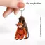 Móc khóa búp bê sang trọng Punch Monkey 10cm Đồ chơi Anime dễ thương cho mặt dây chuyền túi điện thoại [VN]