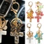 Móc khóa tua rua bướm - Phụ kiện thời trang - Quà tặng cho người bạn thân nhất - Charm nhựa trong suốt đầy màu sắc - Đồ trang trí treo chìa khóa ba lô / Giao hàng miễn phí