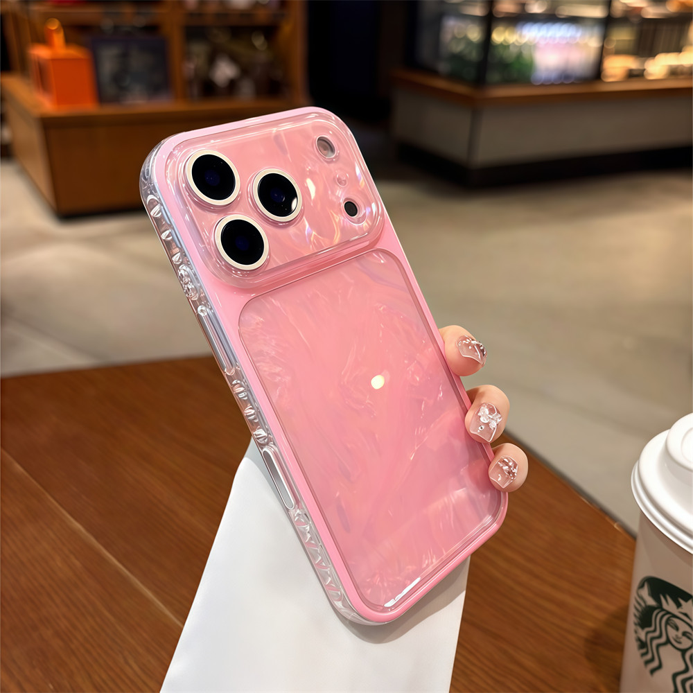 Ốp điện thoại từ tính có họa tiết vỏ chất lượng cao cho iPhone 17 Pro Max 16 15 pro max Bảo vệ ống kính chống rơi Vỏ cứng bảo vệ điện thoại