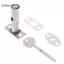 GCDHome Cửa cứu hỏa bằng thép không gỉ Hidden Tubewell Key Mortise Lo có lõi dài Nóng