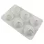 Khuôn Nướng Bánh Silicon Đào 6 Khoang Cho Sô Cô La Mousse Kem Thạch Pudding Bánh Ngọt Món Tráng Miệng Bánh Mì Xà Phòng Trang Trí Dụng Cụ [VN]
