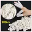 JRP 200 chiếc/túi Bao ngón tay cao su dùng 1 lần bảo vệ đầu ngón tay, găng bọc ngón tay cho chăm sóc móng, làm nail