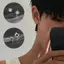 JRP 1 Cặp Hợp Thời Trang Bla Zircon Ngôi Sao Bông Tai Dành Cho Nam Nữ Cặp Đôi Trắng Cá Tính Hip-hop Bông Tai Dự Tiệc Phụ Kiện Trang Sức JRP