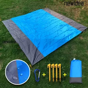 Thảm dã ngoại NEWIDEA, Polyester có lều bạt, 140 * 200cm Lều Dấu chân Lều Lều chống nước Cắm trại Đi bộ đường dài