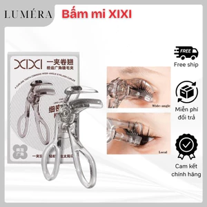 Kẹp bấm mi XiXI Kẹp uốn mi dạng lược góc rộng giúp mi tự nhiên giữ lâu kẹp cong mi