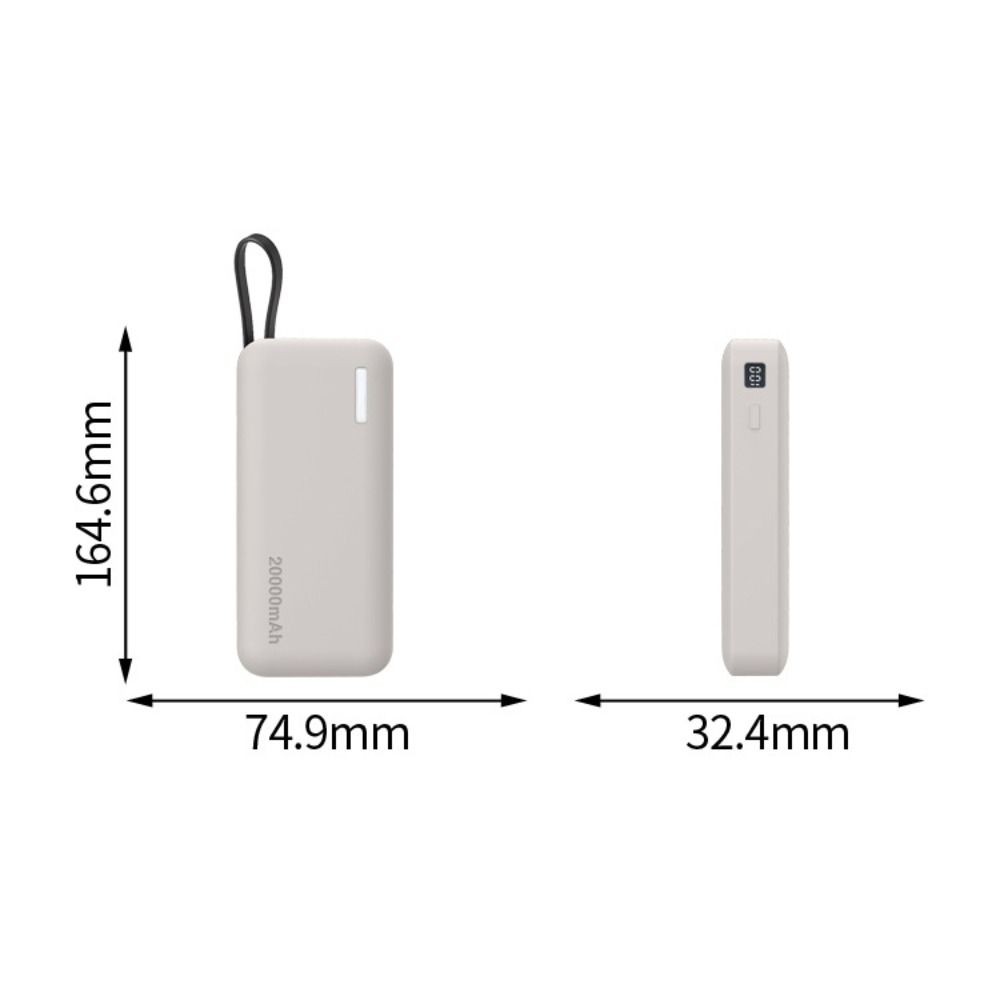 STABFOAM Silicone, Mềm Chống Sốc Bảo Vệ, Chất Lượng Cao Màu Trơn Chống Bụi Di Động Mang Theo Cho CUKTECH CP25 20000mAh Power Bank 55W Du Lịch