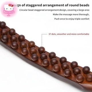 Moonlights 37 Hạt Massage Lưng Đa Năng Tendons Cạo Điểm Điều Trị Gua Sha Thư Giãn Dụng Cụ Massage Bụng (Nhựa) EN