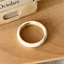 OUSXA Fine Bangles, Vòng tay cổ tay tròn mịn đầy màu sắc, Vòng tay nhựa mỏng phóng đại thanh lịch Quà tặng