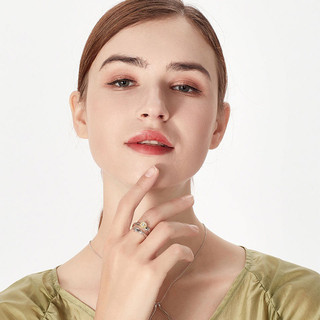 Nhẫn zircon bạc S925 đơn giản, phù hợp làm quà tặng và thời trang