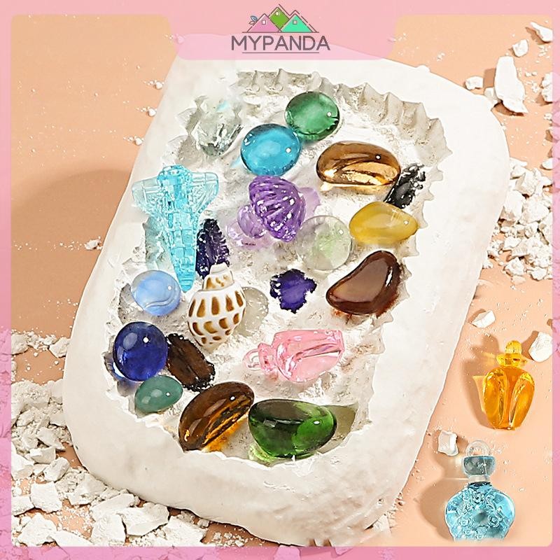 MYPANDA 1 Bộ Đá Quý Đào Kho Báu Khai Thác Kho Báu Đồ Chơi Khai Thác Khảo Cổ Trẻ Em.