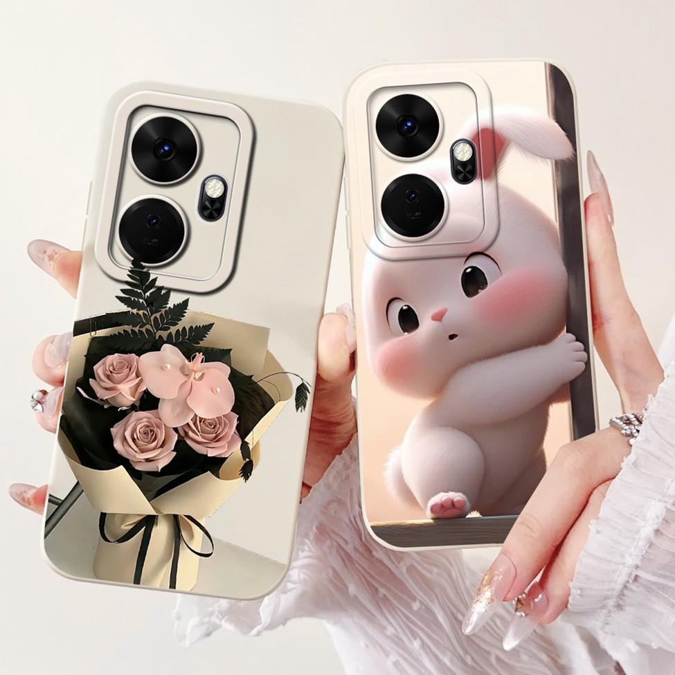 Ốp lưng ITEL P663L PL63LN ITEL P55 Plus Vỏ hoa thời trang sang trọng Kawaii Vỏ chống sốc hình mèo dễ thương