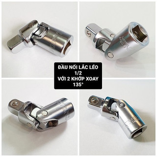 【COD】Đầu Lắc Léo Cần 1/2 Hoặc 1/4 Chuyên Dùng Khi Sửa Xe Máy Ô Tô, Tháo Mở Dễ Dàng Ở Các Nơi Khó, Tiện Lợi, Chất Lượng