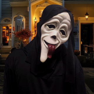 Halloween Scream Ghost Face Mask - Halloween Party, Cosplay & Horror Themed