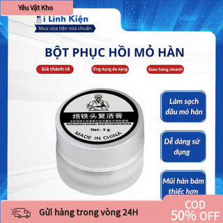 Bột Chuyên Dụng Làm Sạch Mỏ Hàn Thiếc 9g, Nhiệt Độ Nóng Chảy 183 Độ C, Nhiệt Độ Vận Hành 350 Độ C, Hiệu Quả Phục Hồi Cao