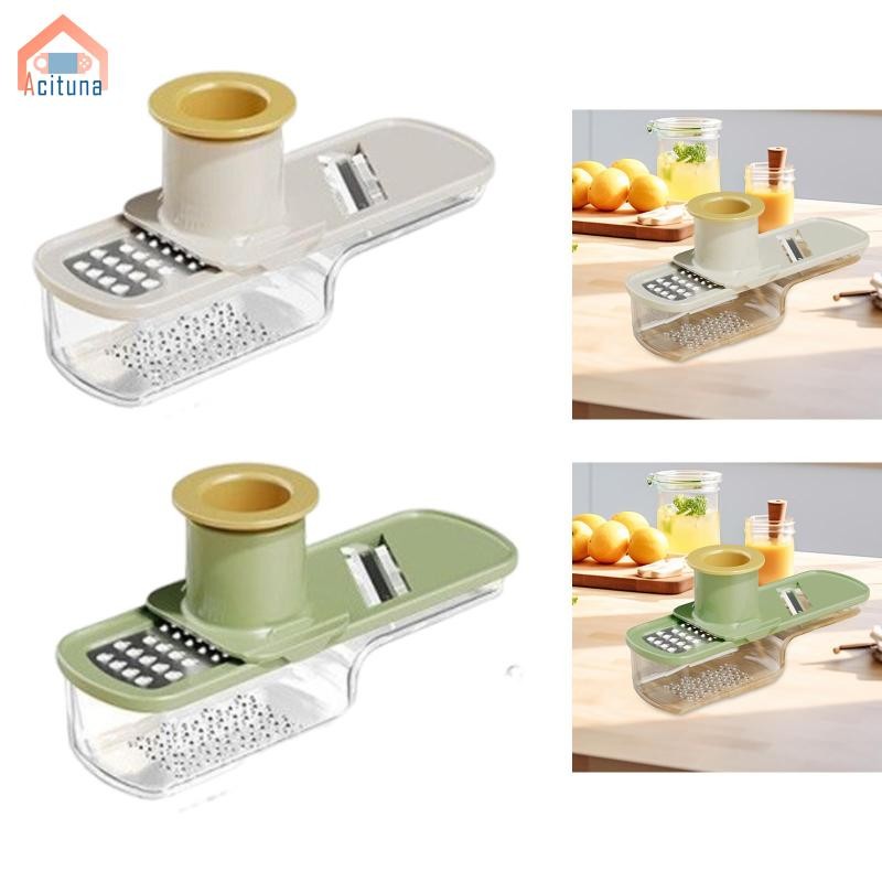 Máy xay tỏi gừng 3 trong 1, Dụng cụ nhà bếp Tiện ích Máy ép tỏi bằng thép không gỉ Máy nghiền thái cầm tay để nướng trái cây Wasabi