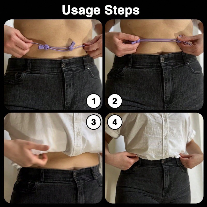 Crop Tuck Dây Đàn Hồi Cho Áo Len và Sơ Mi - Giúp Che Bụng Rò Rỉ - Phù Hợp Mùa Hè
