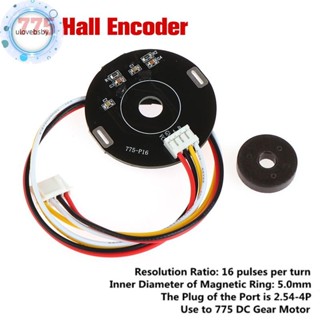 Ulovebsby 775-P16 Bộ mã hóa nam châm phòng đôi Tấm mã từ cảm ứng xoay tốc độ Cảm biến hướng sử dụng để 775 Gear Motor VN