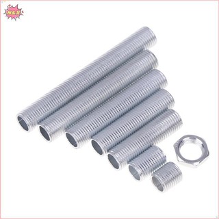 N & X 10 Cái M10 Ống Răng Kim Loại Rỗng Ren Ống Vít Đai Ốc Mũ Đèn Chùm Mạ Kẽm Kết Nối Thanh Đế Cố Định.