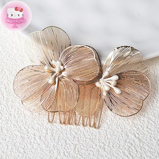 Ánh Trăng Phong Cách Cổ Đại Hoa Dành Cho Nữ Bé Gái Cưới Phụ Kiện Tóc Cưới Hairbs Phù Dâu Mũ Đội Đầu Quà Tặng EN