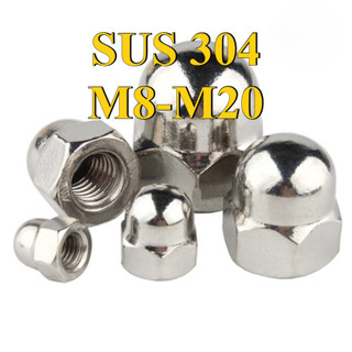 Nắp Tán bầu（Chủ đề tốt）, Đai ốc mũ, đai ốc chỏm cầu inox 304 M8 / M10 / M12 / M14 / M16 / M20 [LXY-CB-1]