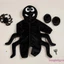 Trang phục nhện cho bé Sáng tạo Halloween Dây kéo lên Bộ áo liền quần có mũ trùm đầu + Vỏ chân cho bữa tiệc