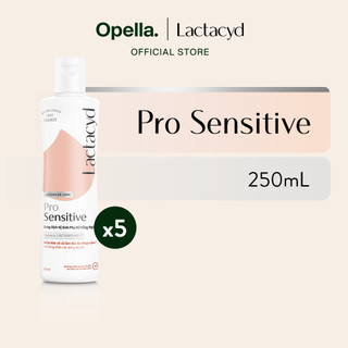 Bộ 5 chai Dung Dịch Vệ Sinh Phụ nữ Lactacyd Pro Sensitive Cho Da Nhạy Cảm 250ml Women