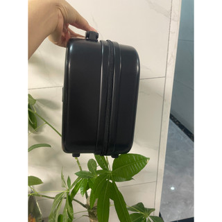 Hộp đựng mỹ phẩm di động du lịch màu đen Túi lưu trữ dung lượng lớn có thể treo xe đẩy Unisex
