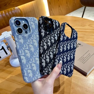 Ốp Điện Thoại Họa Tiết Vải Thêu Cho iPhone 17promax 17Air 17pro 17 Ốp Lưng 16 15 14 13 12 11 ProMax Plus Da Bảo Vệ Armo 16plus Vỏ Điện Thoại