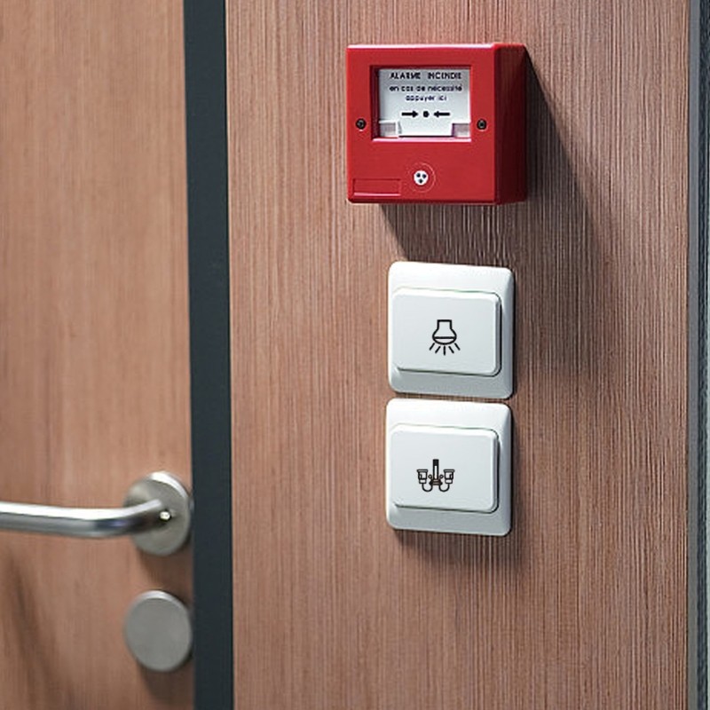 ZYARUKO Công tắc đèn chống nước Nhãn dán Nhãn dán Công tắc đèn gia dụng trong suốt Nhãn bảng điều khiển Công tắc dính Bảng điều khiển