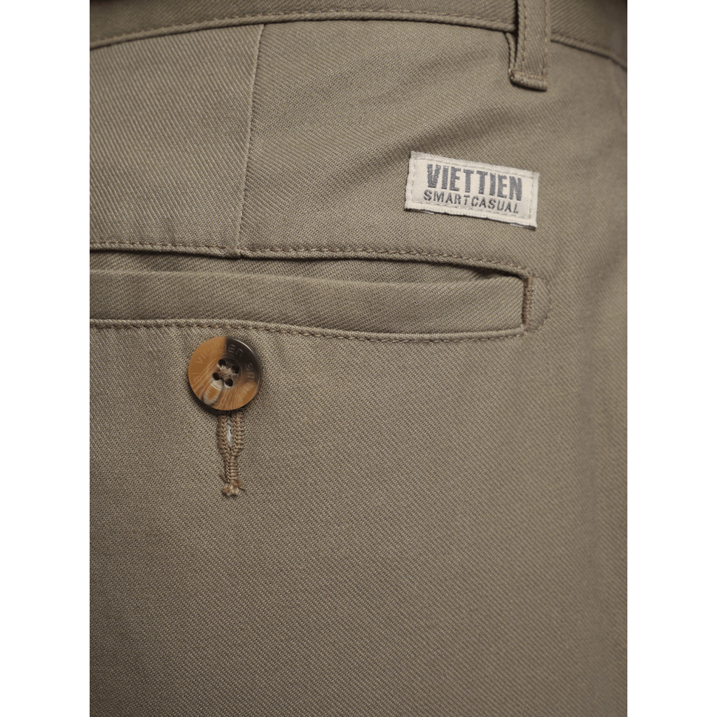 Quần Short Khaki VIETTIEN SMART CASUAL vải Cotton form REGULAR FIT VT00000521