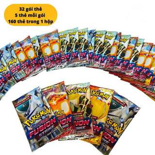 hộp 32 gói thẻ bài vip pokemon( gói 5 thẻ )