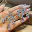 Thời Trang Hàn Quốc Zircon Sang Trọng Tua Rua Phong Cách Mới Tính Khí Bông Tai Bán Buôn