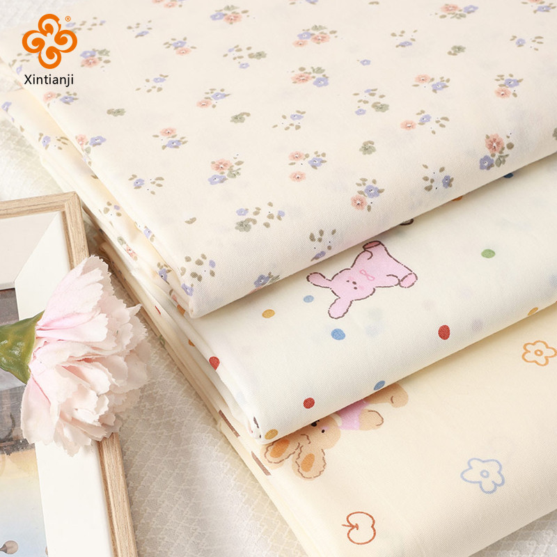 Vải Twill Cotton 100%, 235x50cm - Thích Hợp May Chăn Ga Gối và Váy - Mã TJ10546