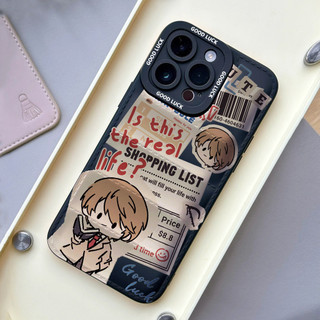 Ốp điện thoại Anime Death Note cho iPhone 17 / 17Air / 16E / 15 Plus / 14 / 13 / 12 / 11 / Pro Max. Chống sốc rơi. Hộp đựng túi khí kiểu áo khoác silicon lỏng che phủ toàn diện