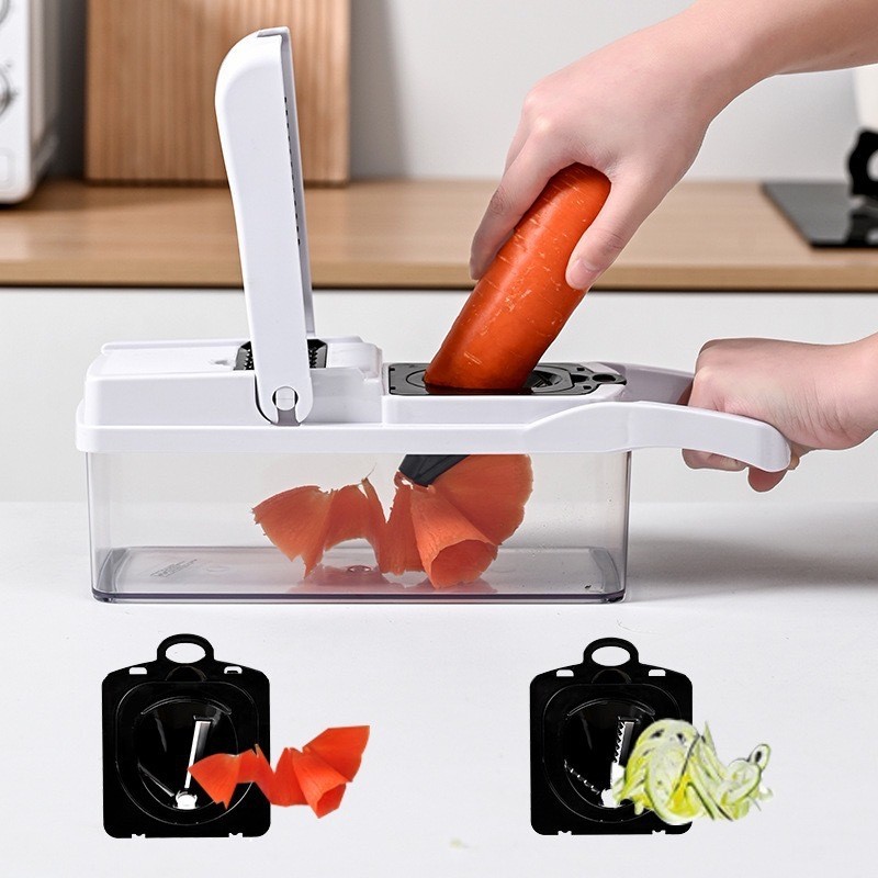 TE Dicer Dụng cụ tiện dụng Máy hủy khoai tây Máy cắt rau củ đa chức năng Máy cắt rau củ phong cách mới