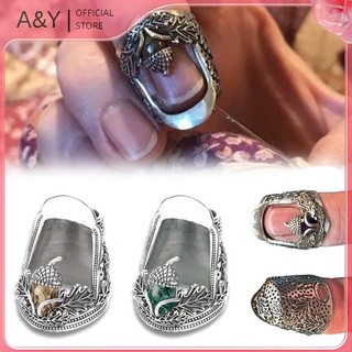 A & Y Mở Móng Tay Acorn Thimble Thimbles Hợp Kim Kẽm Bảo Vệ Ngón Tay DIY May Quilting Dụng Cụ