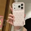 Nơ màu hồng thích hợp cho vỏ điện thoại di động iPhone17, vỏ bảo vệ Apple 16promax mới 15pro dành cho nữ 13 14 17pro 17promax 16pro 16 14promax 15 15promax.