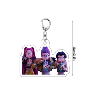 Kpop Demon Hunter Birthday Keychain Accessorie Kpop Keychian Aesthetic Keychains Party Gifts Cute Keychain for Bags