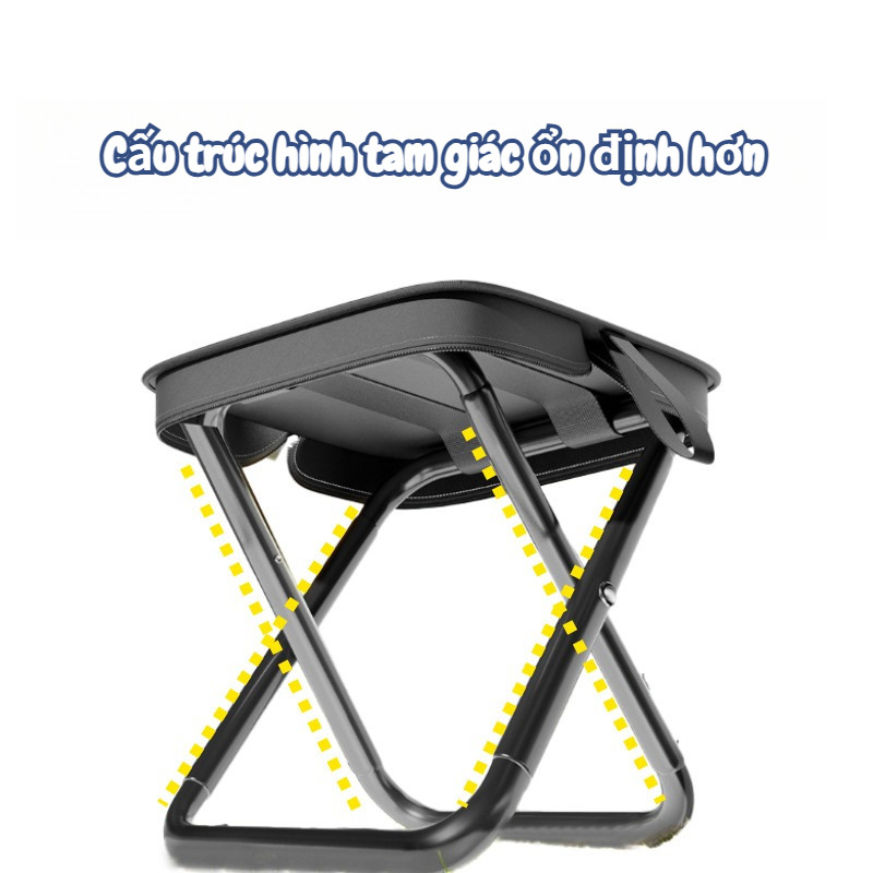 Ghế gấp ngoài trời，Ghế gấp di động，Ghế cắm trại dã ngoại，Ghế câu cá，GBền bỉ, chống thấm nước, dễ lau chùi
