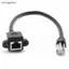 Cáp Ethernet Cate5 RJ45 Lên xuống bên trái Góc phải Miếng dán cáp mạng Dây ngắn 0,3 / 0,5 / 0,6 / 1M Đẹp