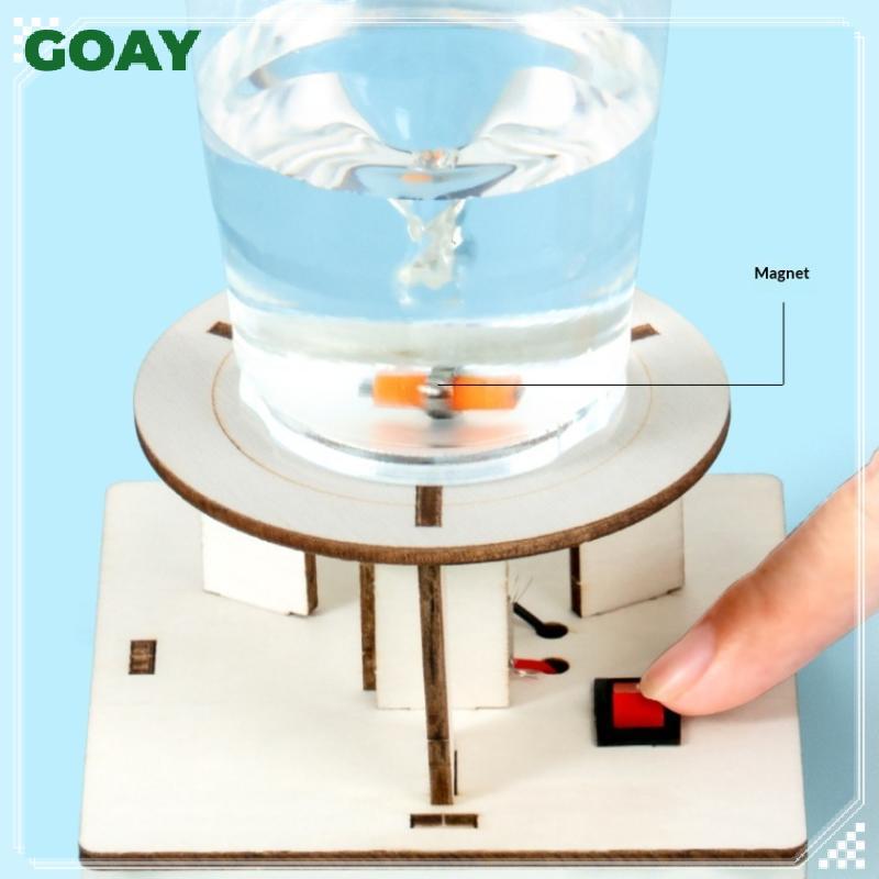 GOAY 1 Bộ Đồ Chơi Khoa Học Điện DIY Nước Lốc Xoáy Máy Làm Câu Đố Bằng Gỗ Mới Lạ Khoa Học Thí Nghiệm Dự Án Quà Tặng Cho Trẻ Em VN