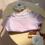 Bé Gái Mùa Hè Tay Ngắn Cổ Búp Bê Nơ Phiên Bản Hàn Quốc Slim-fit 90-150 Size WMDW