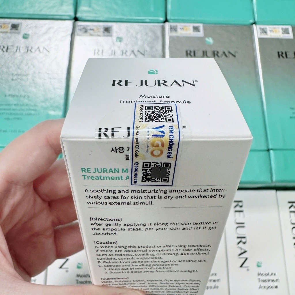 [HÀNG CÔNG TY] Rejuran Moisture Treatment Ampoule 7% c-PDRN 30ml | Dưỡng Ẩm Phục Hồi Hàng Rào Da