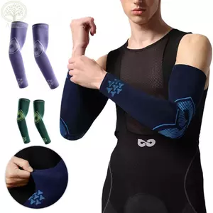 AMBU 2 Chiếc Bảo Vệ Cánh Tay Thể Thao Nam, Băng Lụa Nhanh Khô Chống Nắng, Bọc Tay Làm Mát Thoáng Khí Co Giãn Hút Mồ Hôi