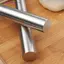 Thép không gỉ Cán Dụng Cụ Nhà Bếp Bột Con Lăn Nướng Bánh Pizza Mì Bánh Bao Làm Dụng Cụ Nướng Bánh Nonsti MỚI