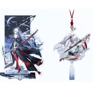 Mingchao Hàng Hóa Feixue Cắt Er 's Snow Blade Chủ Đề Acrylic Đứng Giả Gió Chuông Mặt Dây Chuyền Tự Chế Tặng Bạn Bè
