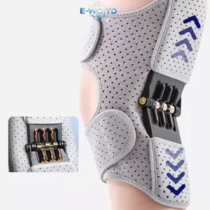 E-WOITD Lò xo phục hồi mạnh mẽ Thiết bị hỗ trợ đầu gối chống trượt thoáng khí Tăng cường đầu gối có thể điều chỉnh Bộ ổn định lò xo Nẹp Hỗ trợ khớp E-WOITD