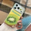 Ốp Điện Thoại Kính Ngọc Lê Gilding Star Kiwi Cho iPhone 17 Pro Max 16 15 14 Vỏ Bảo Vệ Chống Sốc